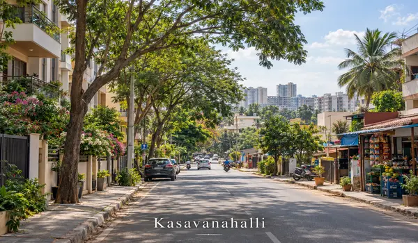 About Kasavanahalli, Bengaluru Kasavanahalli neighbourhood, East Bengaluru — green residential locality near Sarjapur Road