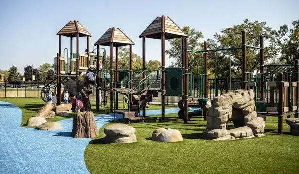 Recreation zone and children's play area at Prestige Kasavanahalli, Bengaluru